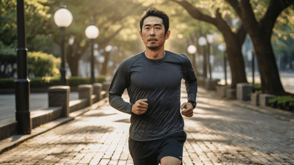 ダイエットをする男性