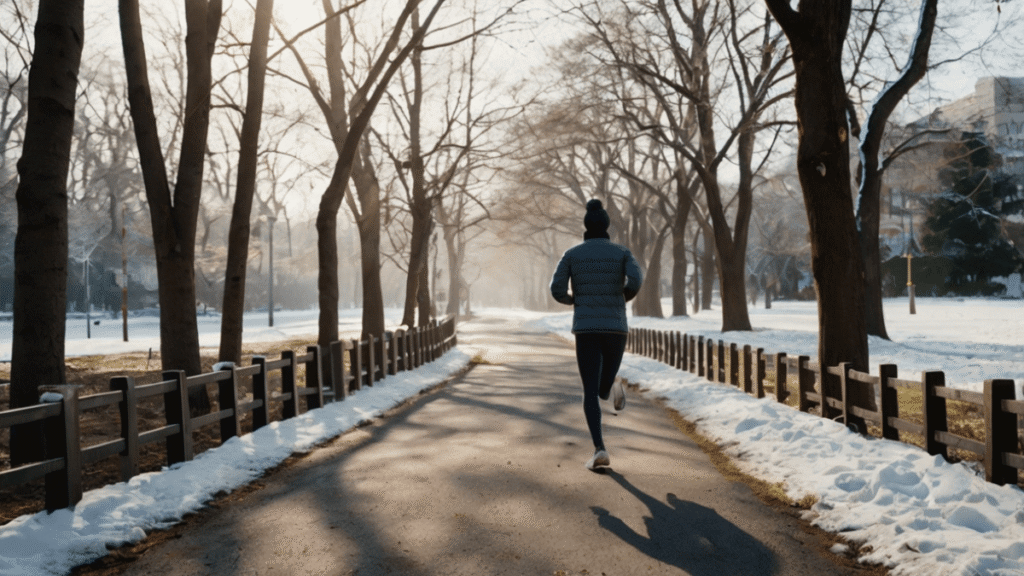 冬のランニング