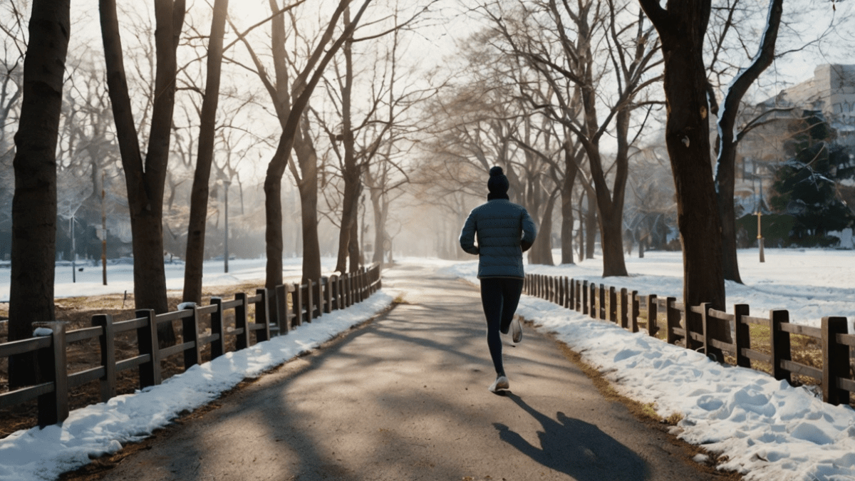 冬のランニング