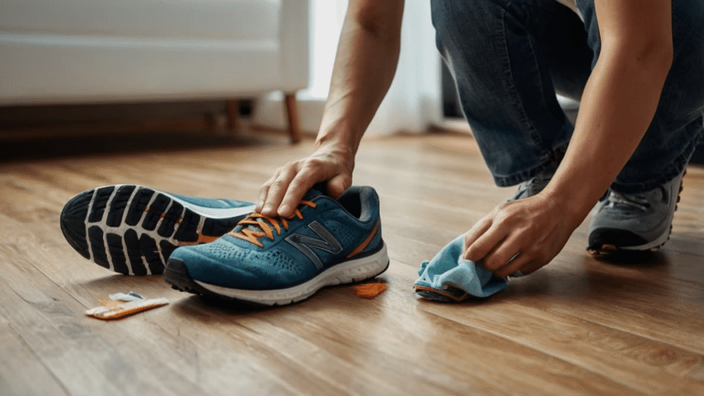 ランニングシューズのケア