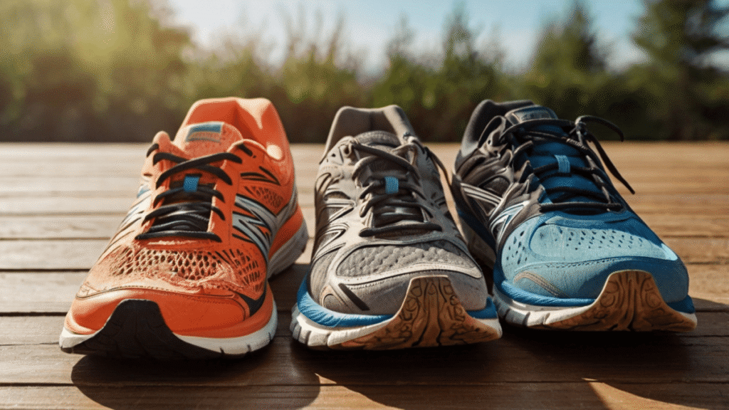 色々なランニングシューズ